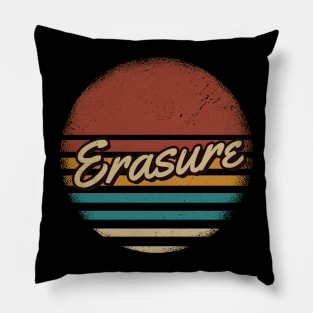 Erasure Retro Style Pillow