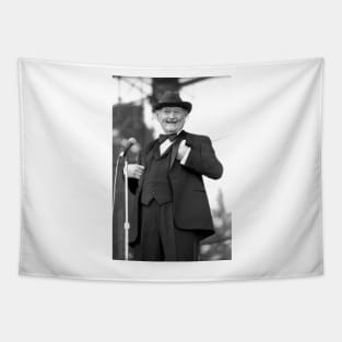 Red Skelton BW Photograph Tapestry