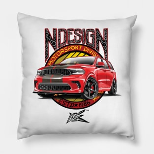 dodge durango red Pillow