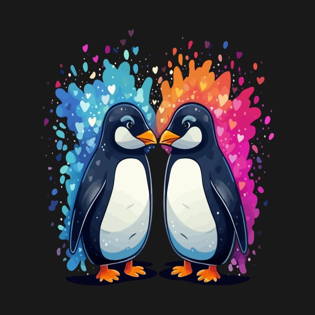 Penguin Valentine Day by JH Mart