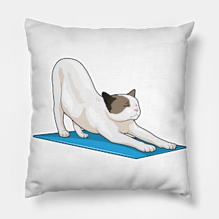 Cat Yoga Meditation Fitness Pillow