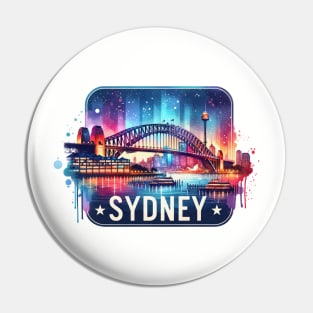 SYDNEY HARBOR NEW SOUTH WALES AUSTRALIA BRIDGE Pin