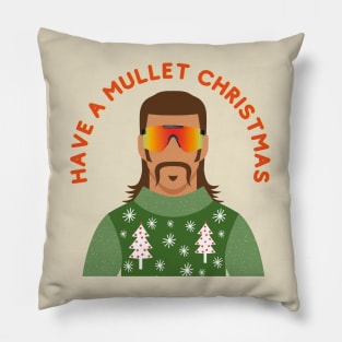 Mullet Christmas Pillow