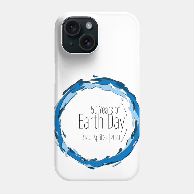 50 Years of Earth Day! Phone Case by Shirtacle