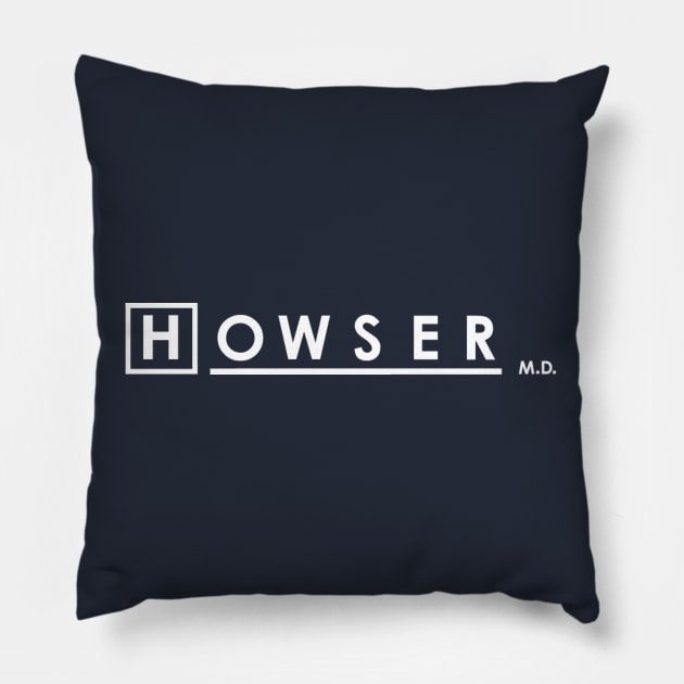 Howser MD Pillow by ZombieMedia