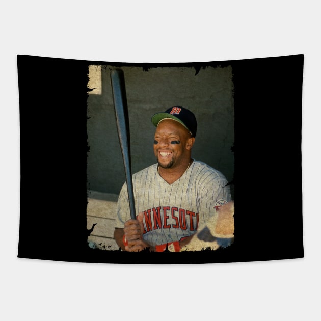 Kirby Puckett - Game 6, 1991 WS Tapestry by SOEKAMPTI