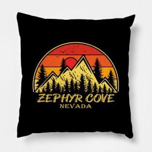 Zephyr Cove Nevada Nv Mountains Hike Hiking Pillow