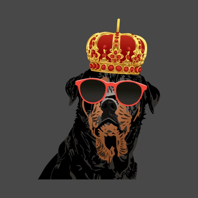 Thug Life King Rottweiler for Rottweiler Parents by riin92