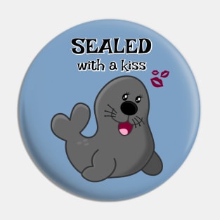 Sealed with A Kiss Cute Animal Pin