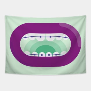 BIG MOUTH MASK Tapestry