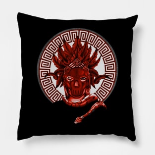 aztec warrior Pillow