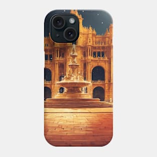 Plaza de España Seville Spain Travel Tourism Retro Vintage Phone Case