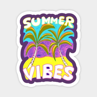 Summer Vibes Beach Paradise Magnet