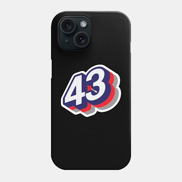 43 Phone Case by MplusC