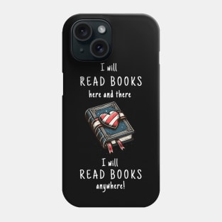 Heart Book, Book Lover and Readers Phone Case