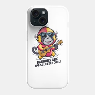 Baboons are cool apes! Phone Case