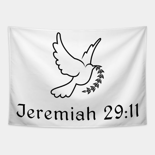 Jeremiah 29:11 Tapestry by swiftscuba