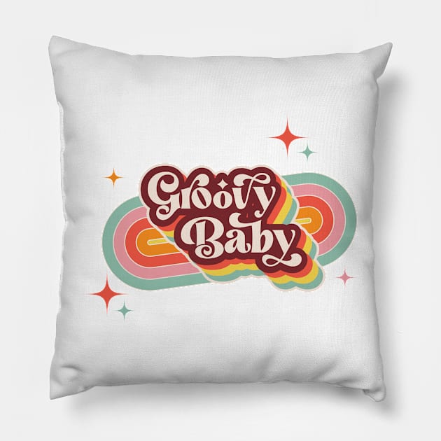 Groovy Baby Pillow by theteerex