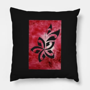 Tribal Plumeria Pillow