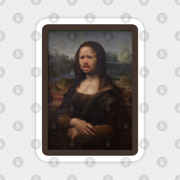 The Moaning Lisa (Karl Pilkington) Magnet by kurticide