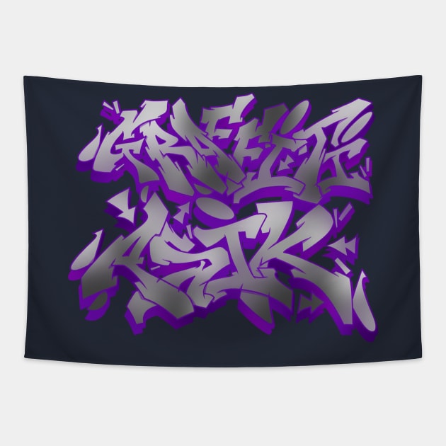 Graffitee Asik Tapestry by graffitiasik