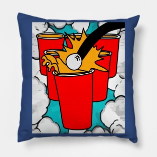 Party Drinking Game Beerpong Beer Pong Pillow