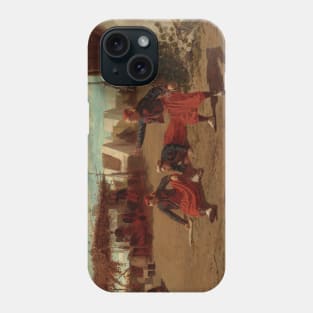 Pitching Quoits by Winslow Homer Phone Case