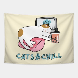 Cats and Chill Tapestry