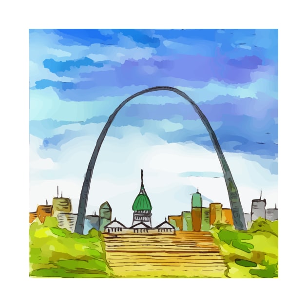 Saint Louis Arch by WelshDesigns