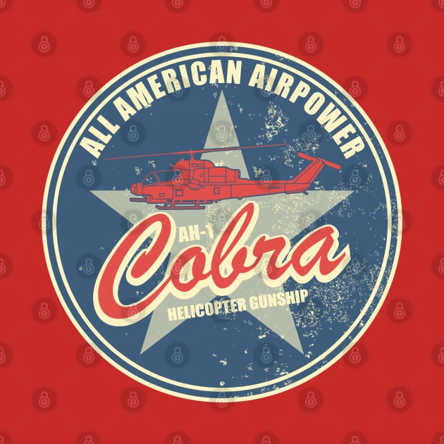 AH-1 Cobra Beer Mat (distressed) by TCP