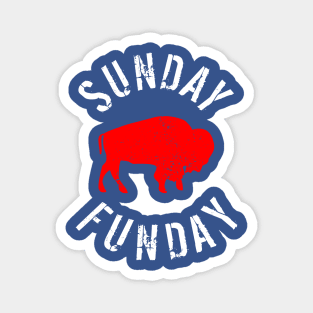 Buffalo Football Sunday Funday Magnet