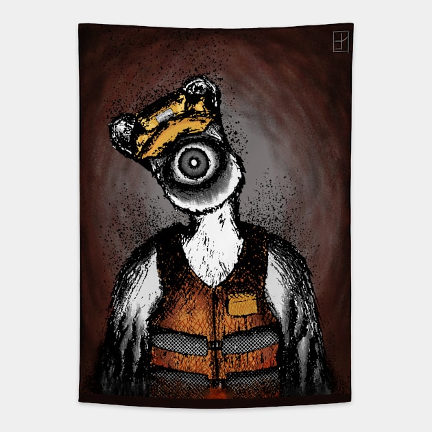 Possessed Worker (Full) Tapestry by Genki no Nai