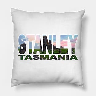 STANLEY - Highfield Ruins Tasmania Australia Sunrise Pillow