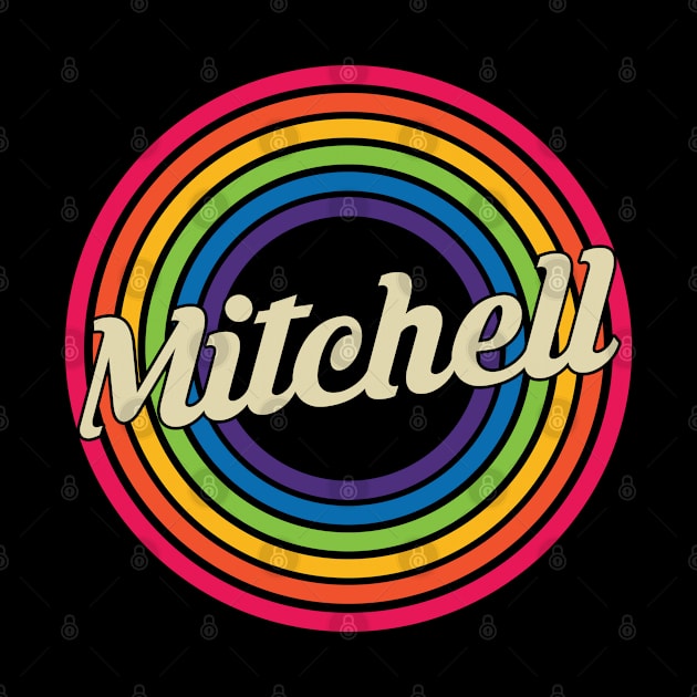 Mitchell - Retro Rainbow Style by MaydenArt