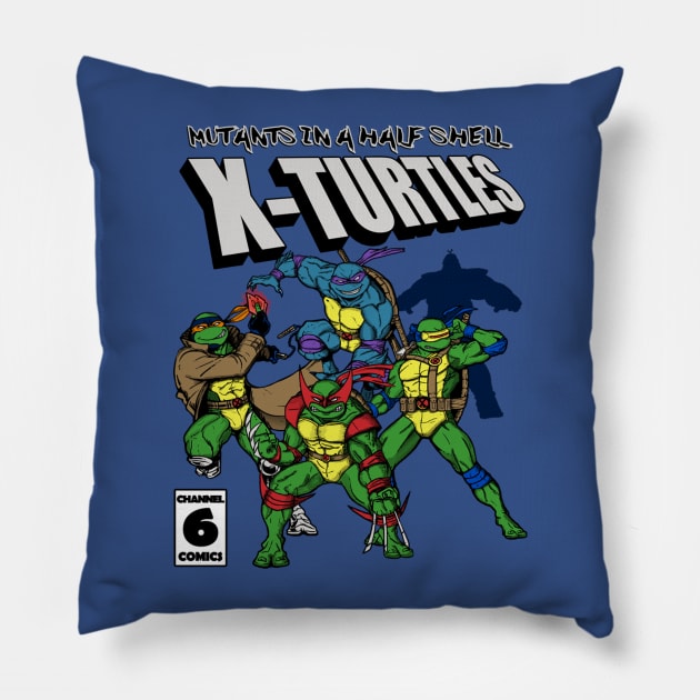 X-Turtles Mutants in a half shell Pillow by LegendaryPhoenix