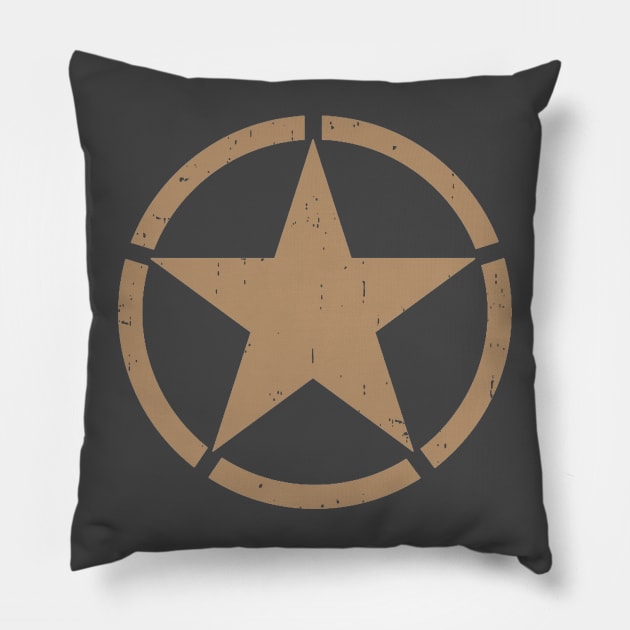 United States Military Vehicle Mark Pillow by Distant War