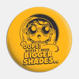 Sunglasses Fail: Eclipse Edition Pin