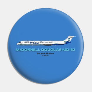 McDonnell Douglas MD-82 - U-Land Airlines Pin