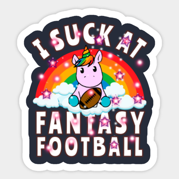 I Suck At Fantasy Football T Shirt Funny Unicorn Tee Gift I Suck