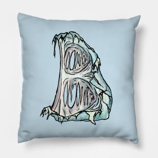 Dramabite Zombie B Letter Initial Typography Text Character Statement Pillow