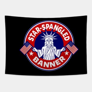 Star-Spangled Banner 4th Of July Independence Day Slogan Tapestry