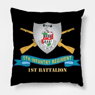 5th Infantry Regiment - DUI - 1st Battalion w Br - Ribbon X 300 Pillow