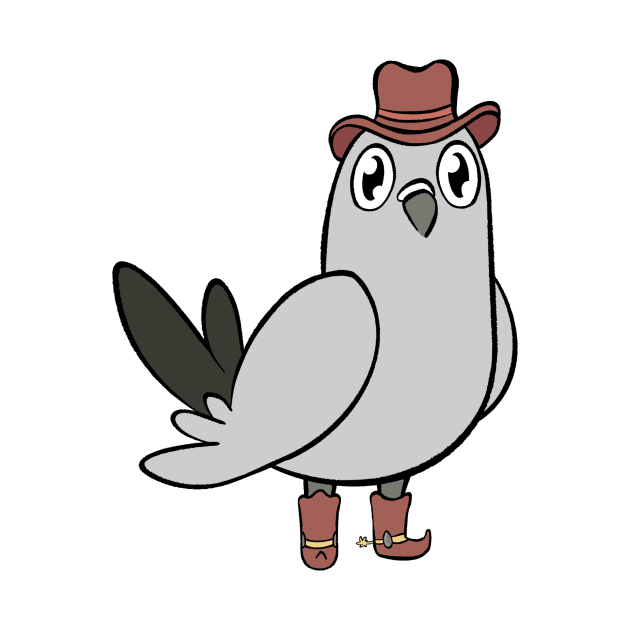 Cowboy Pigeon by BirdPresident