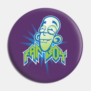 Fanboy Sticker Pin