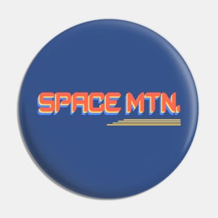 Space Mountain Retro Classic Pin