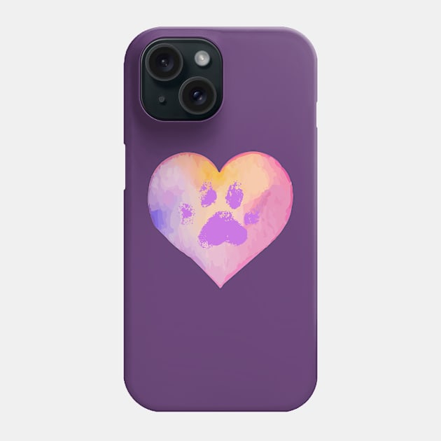 Animal lover Valentine's Day themed Phone Case by MCsab Creations