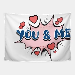 You & Me Tapestry