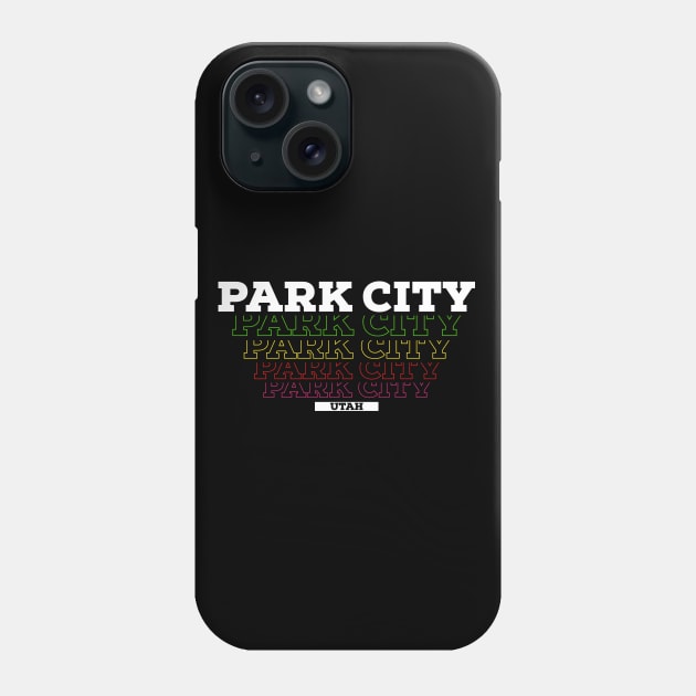 I Love Park City USA Vintage Phone Case by Zen Cosmos Official