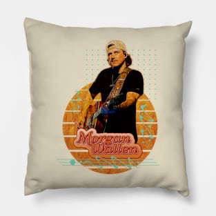 Morgan wallen \\ Retro Art Pillow