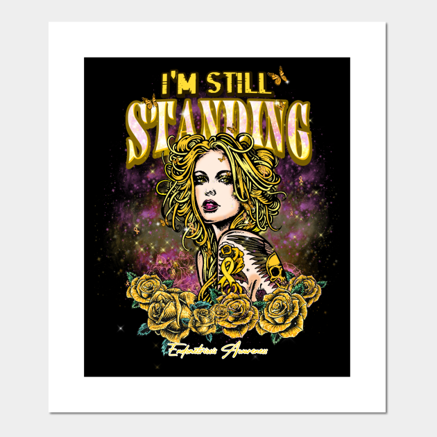 Endometriosis awareness Beautiful Girl with tattoo I'm still standing supporting gift for Endometriosis fighter - Endometriosis - Posters and Art Prints | TeePublic Endometriosis awareness Beautiful Girl with tattoo I'm still standing supporting gift for Endometriosis fighter - Endometriosis - Posters and Art Prints | TeePublic